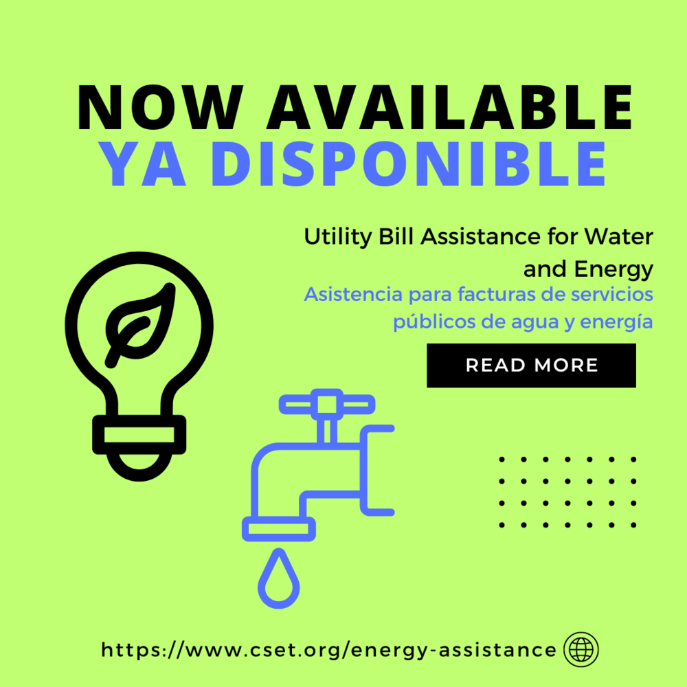 Flyer for Utility Bill Assistance