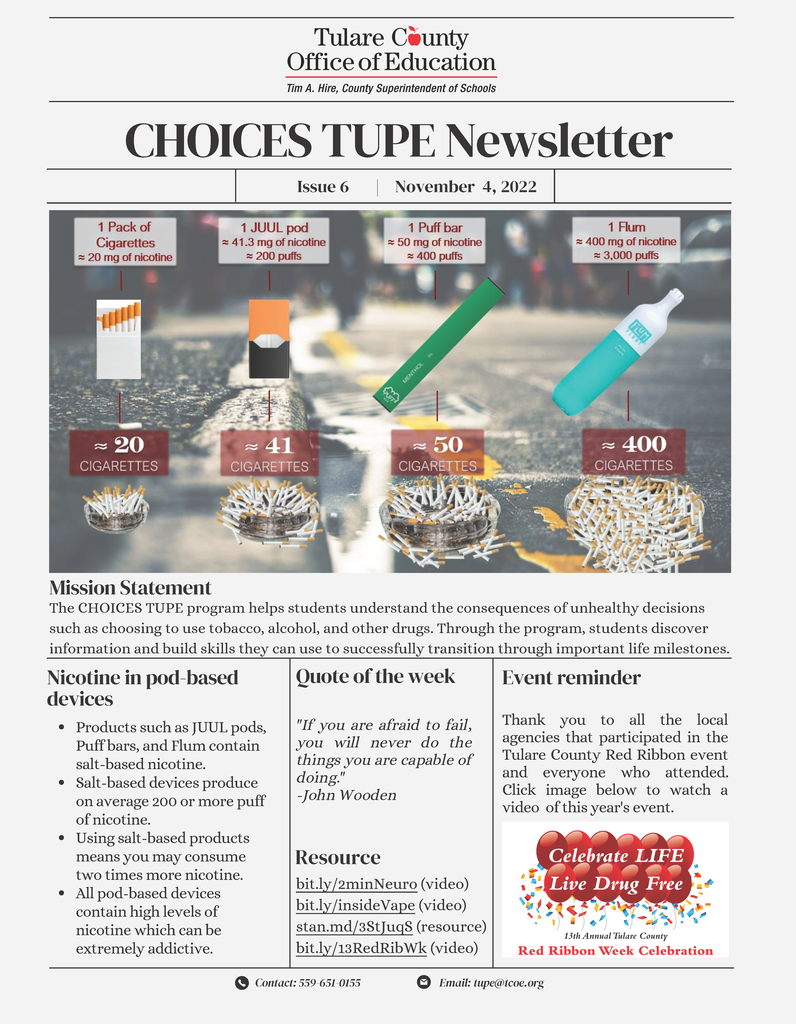 Choices TUPE Newsletter
